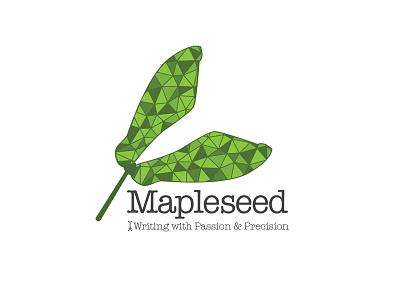 Mapleseed brand branding copywriter design logo mapleseed nature