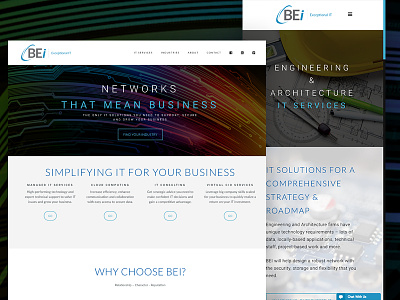 BEi Website responsive ui ux web website