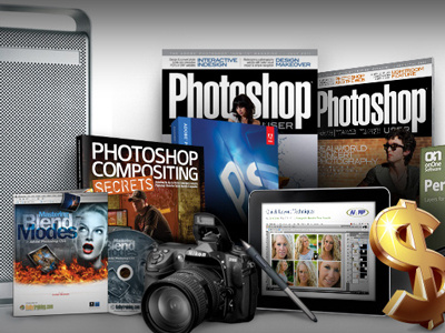 Photoshop User Site Redesign design graphic magazine web web design