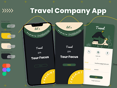 Tour Booking App app app design branding business web landing page login page splash screen ui ux
