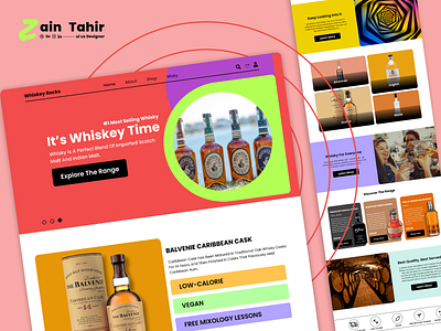 Drink Selling eCommerce Store - Landing Page