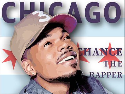 Chance The Rapper Album Cover Concept album albumcover chance design graphic design illustration illustrator music typography vector