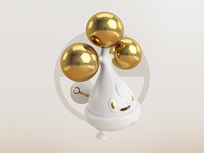 Bonsly 3d bonsly c4d character cinema4d pokemon