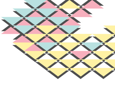 explore 3 diamonds facets geometric illustration pattern repetition triangles