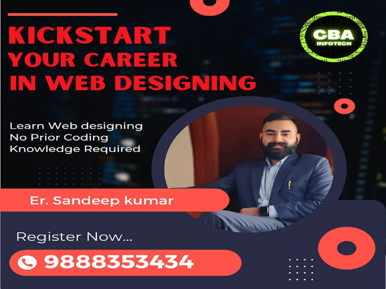 BEST WEB DESIGNING COURSES IN GURDASPUR by Cba Infotech on Dribbble