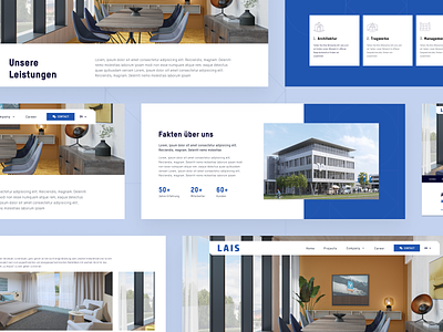LAIS - Architecture Website Sections