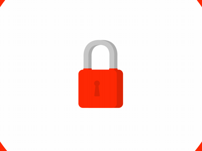 Locked! 2d animation hand illustration lock motion design motion graphics