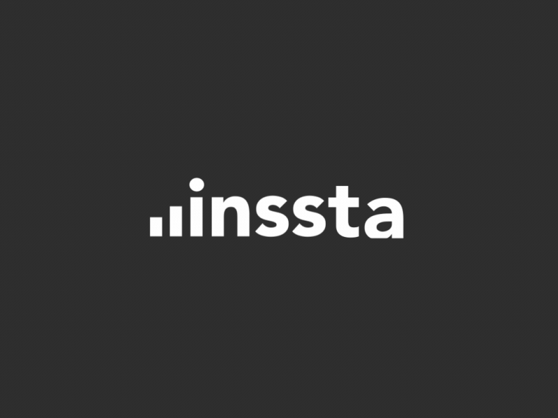 Inssta Logo Animation animation fireart fireart studio inssta instagram logo logo animation motion design motion graphics