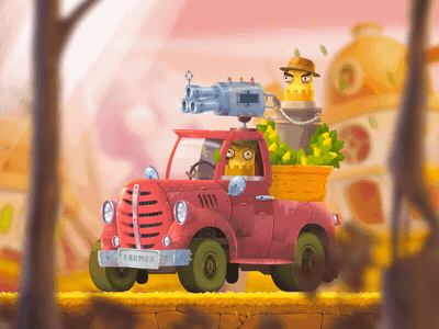 Farm Boss Reload animation car character fireart fireart studio game gun. reload mobile game spirit roots