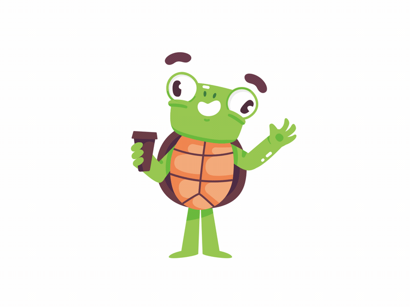 Unnamed Turtle animated stickers animation character emotions fireart fireart studio lol kek stickers turtle