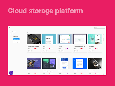 Cloud storage platform