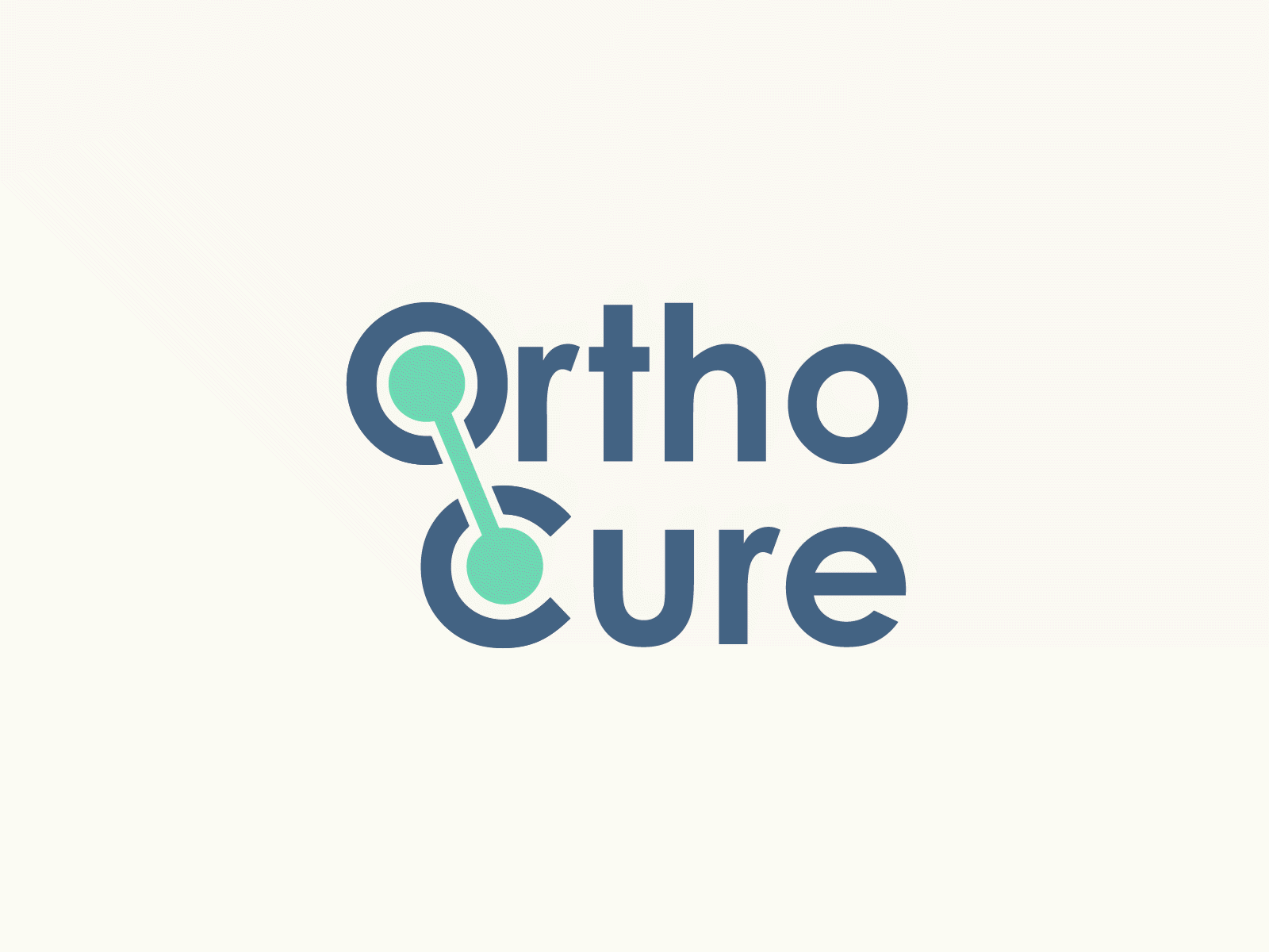 Ortho Cure Logo Concept animation branding design graphic design illustration logo motion graphics typography vector