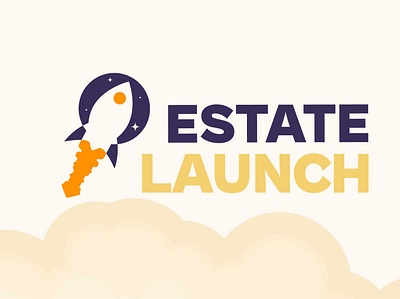 Estate Launch branding design graphic design illustration logo vector