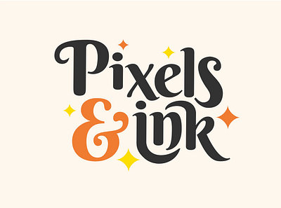 Pixels & ink branding design graphic design illustration logo vector