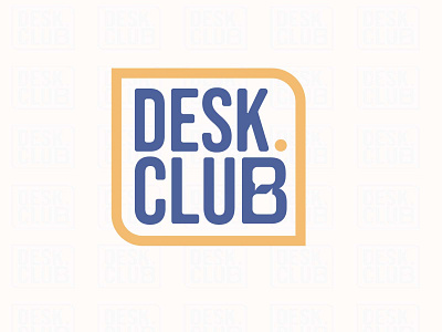 Desk Club branding design graphic design illustration logo typography vector