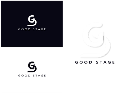 Letter Mark Logo for Good Stage branding design icon illustration logo typography vector