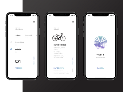 Minimal Bike Rental App