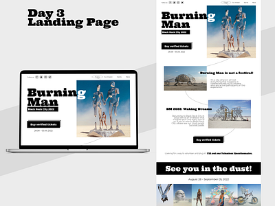 #DailyUI Challenge | Day 3 | Landing Page branding composition dailyui design graphic design idea illustration logo ui web web design