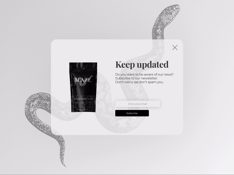Subscribe - Daily UI Challenge, Day 26
