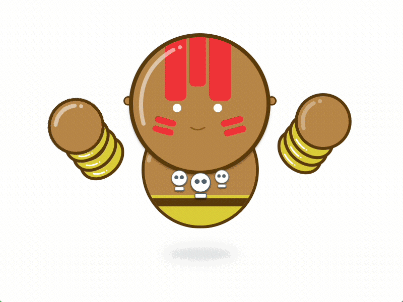 Dhalsim Character Animation character design dhalsim first shot illustration principle street fighter