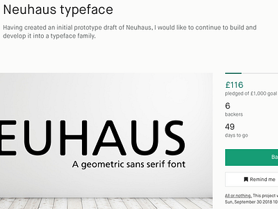 Screen Shot 2018 08 12 At 22.00.02 font kickstarter neuhaus sans serif typeface
