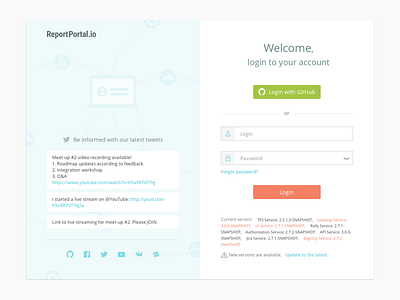 Login page login modul sign in welcome