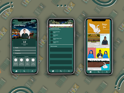 Desain Aplikasi Komik Jambi app design icon logo ux