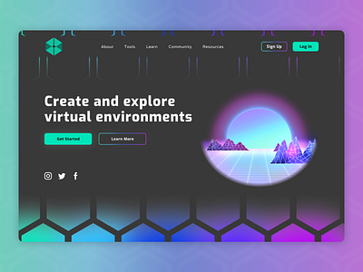 Daily UI #003 - Landing Page