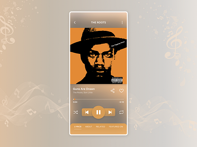 Daily UI #009 - Music Player