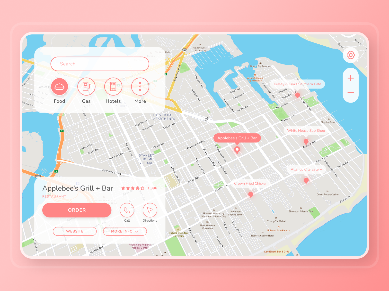 Daily UI #029 - Map by Michael Mancini on Dribbble