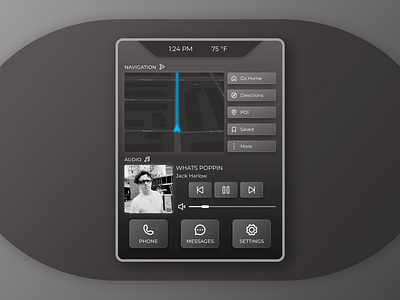 Daily UI #034 - Car Interface 034 app app design appdesign car dailyui design interface ui ux