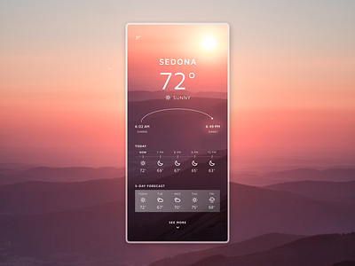 Daily UI #037 - Weather