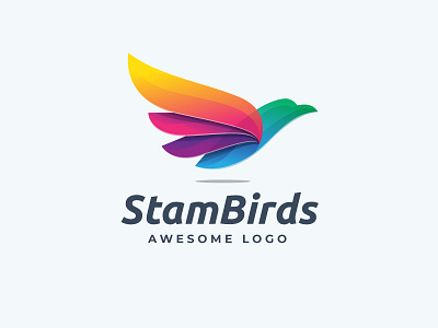 StamBirds Logo Concept app branding colorful concept design icon illustration logo minimalist modern ui vector