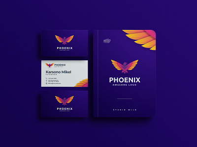 Phoenix Logo Design Concept app branding colorful concept design icon illustration logo minimalist modern ui vector