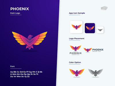Phoenix Logo Design Concept app bird branding colorful concept design icon illustration logo minimalist modern phienix ui vector