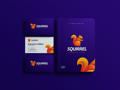 Squirrel Logo Design Concept animals app branding colorful concept design elegant icon illustration logo minimalist modern ui vector