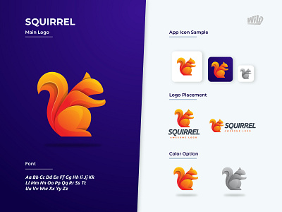 Squirrel Logo Design Concept animals app branding colorful concept design icon illustration logo minimalist modern ui vector