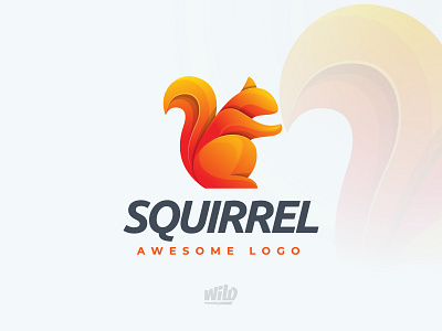 Squirrel Logo Design Concept 3d animals app branding colorful concept design icon illustration logo modern squorrel ui vector
