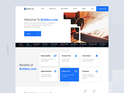 builders.com | Landing page | Concept