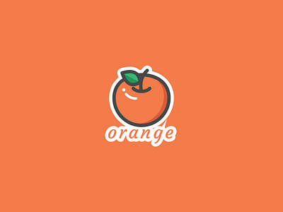 Pulpy Orange design. banana fresh fruits hike illustration orange pulpy orange stickers