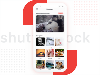 Shutterstock category clay mockup clean collection gallery ios new photos shutterstock