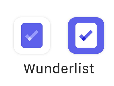 Wunderlist App icon redesign