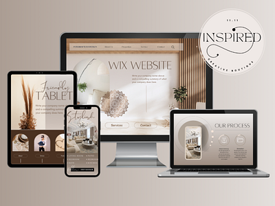 Wix Website Design and Development animation beauty branding creative design elegant graphic design illustration logo website wix