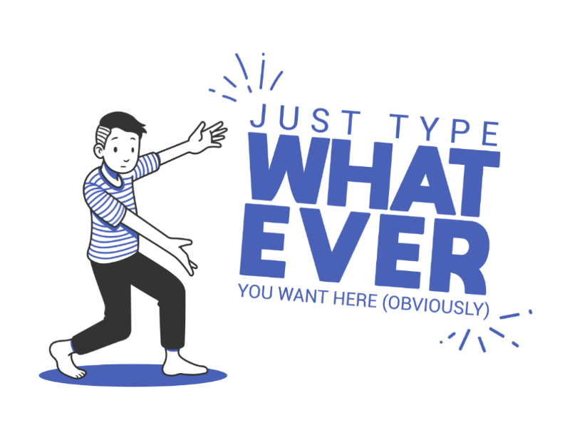 Ta Daa people man line art illustration vector character design