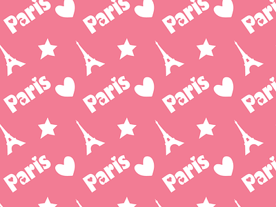 Pattern love Paris adobe illustrator design graphic design illustration love paris pattetn vector
