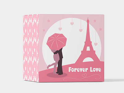 illustrations for a gift box for the holiday of your beloved