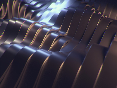 Hello Dribbble after effects c4d waves
