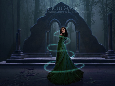 Night Magic - Photo Manipulation fantasy graphic design illustration photo manipulation