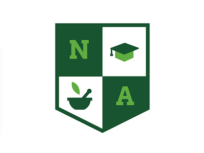 Nature's Academy academy badge college design green icon identity illustration logo nature symbol vector