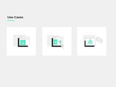 Use Cases Icons color design digital icon illustration lines minimal minimalist product startup ui use case vector web web design web interface webdesign webdesigner website
